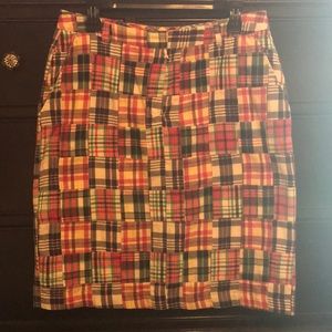 Brooks Brothers Madras Skirt